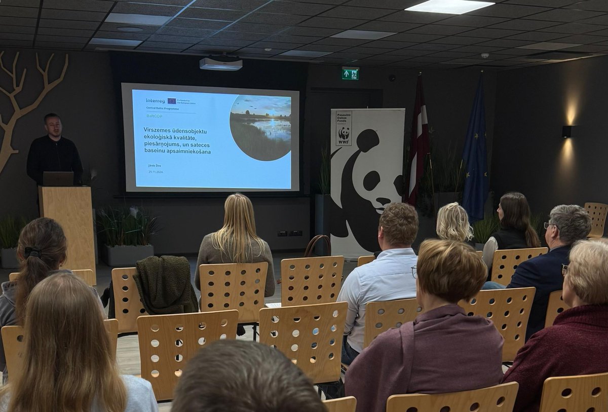 Successful stakeholder meeting in Latvia!👥<a href="/DabasFonds/">Pasaules dabas fonds</a> recently brought together landowners, government reps, and NGOs to discuss the #BaltCOP project and the importance of improving water quality and reducing nutrient runoff💧

Read more here! bit.ly/3OHirIE