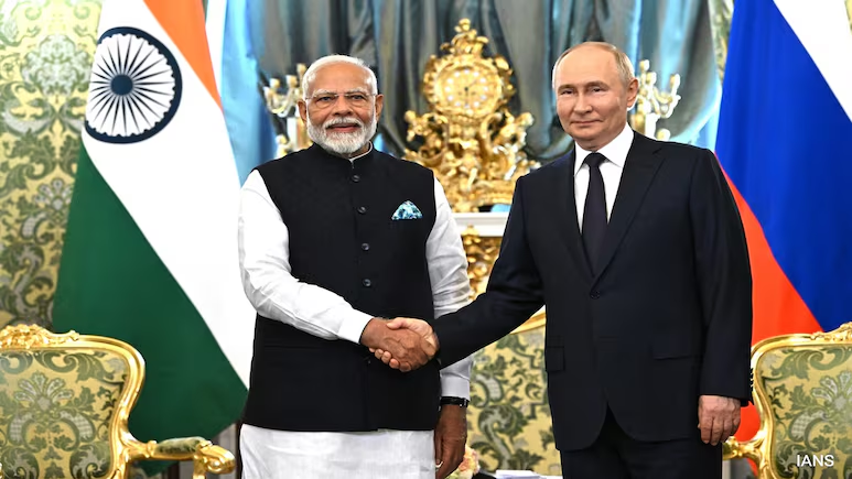 NDTVAutoMate's tweet photo. Putin Praises PM Modi's Policies, Says Russia Will Now 'Make In India' https://t.co/kKOUJDgxzq https://t.co/3pEa58PMfI