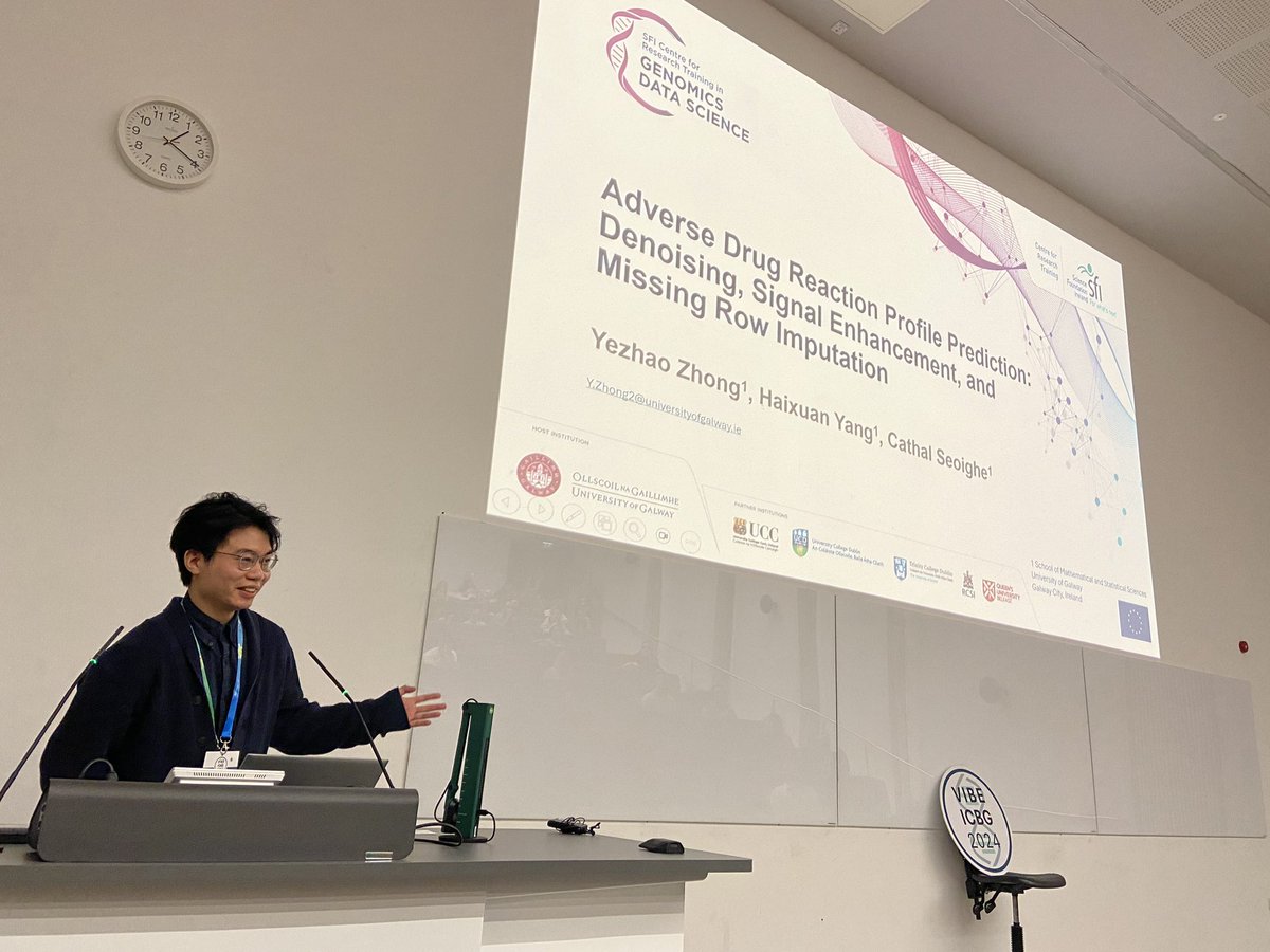 VIBE/ICBG Conference 2024 (@vibe_icbg2024) on Twitter photo What a fantastic start to VIBE/ICBG 2024!
Starting off with an interesting keynote by <a href="/Davide__Cirillo/">Davide Cirillo</a> on synthetic data, followed by our first session on Methods and Algorithms!
#VIBE2024 #ICBG2024 What a fantastic start to VIBE/ICBG 2024!
Starting off with an interesting keynote by <a href="/Davide__Cirillo/">Davide Cirillo</a> on synthetic data, followed by our first session on Methods and Algorithms!
#VIBE2024 #ICBG2024