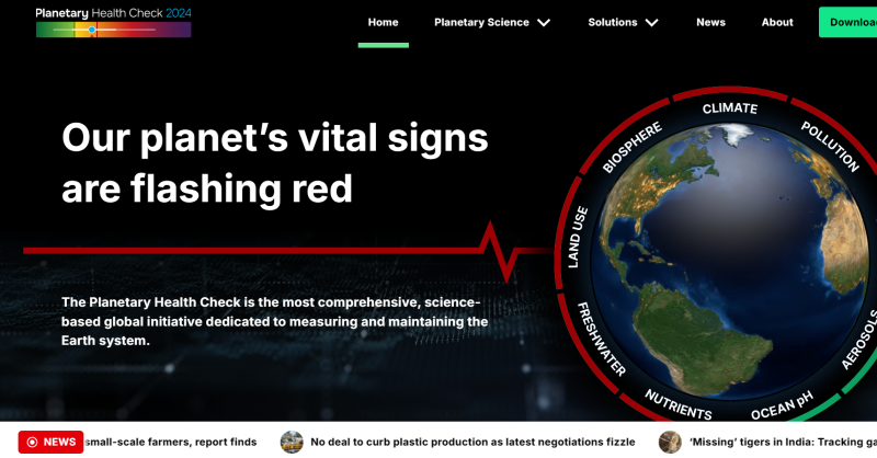globalcommonshq's tweet photo. ⚠️🌎 Climate science can not be deleted!

Have you explored the #PlanetaryHealthCheck?

This first-of-its-kind scientific tool and report on the health of the Earth’s vital systems is built and hosted by the Global Commons Alliance #EarthHQ, @PIK_Climate and the @PlanetaryGdns.👇