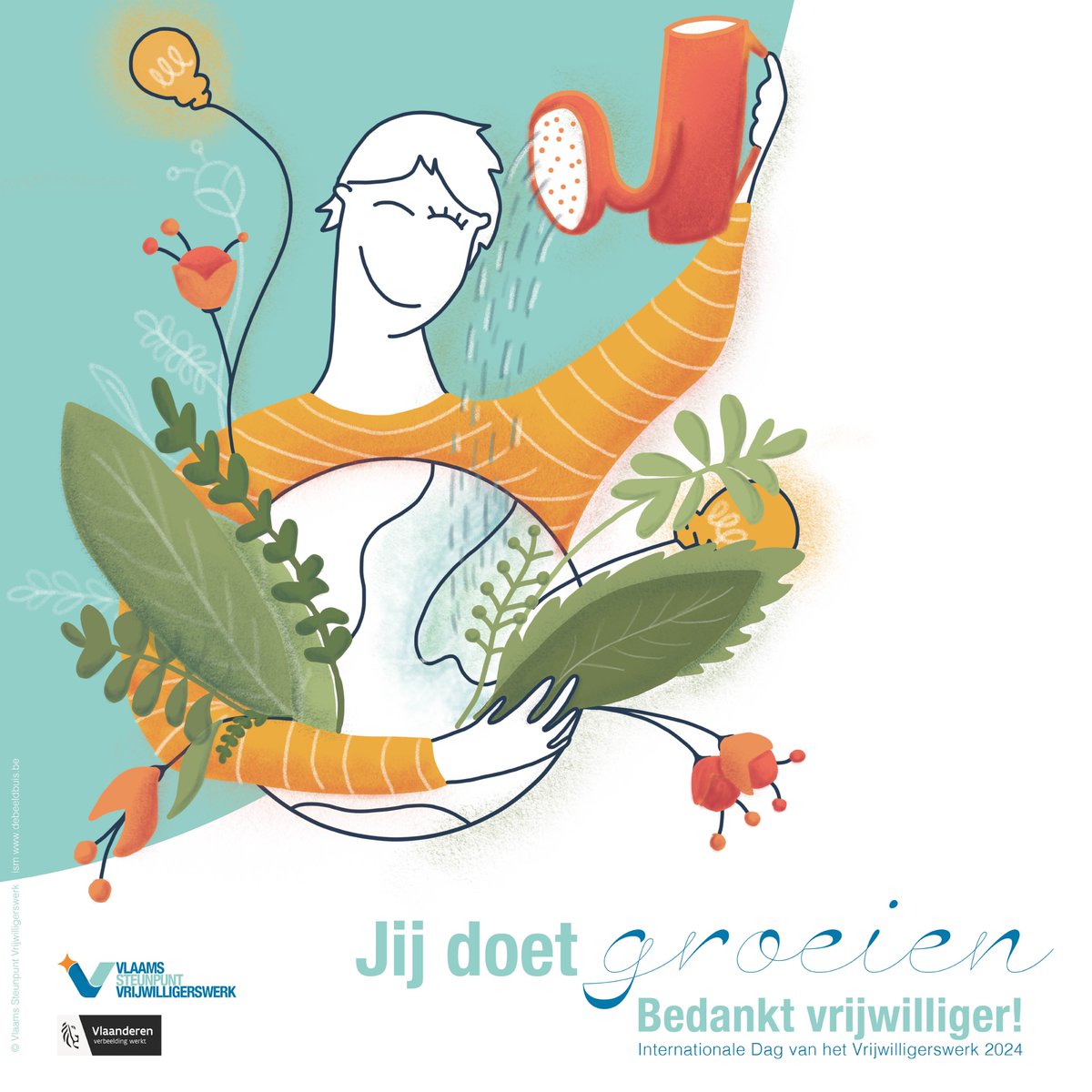 Vandaag vieren we de Internationale dag van het #Vrijwilligerswerk 2024! 🤩

Ontdek de campagnepagina met het promomateriaal, het dankwoord en de e-cards om je vrijwilligers te bedanken hier:  bit.ly/Internationale…

#JijDoetGroeien 
#IVD2024
