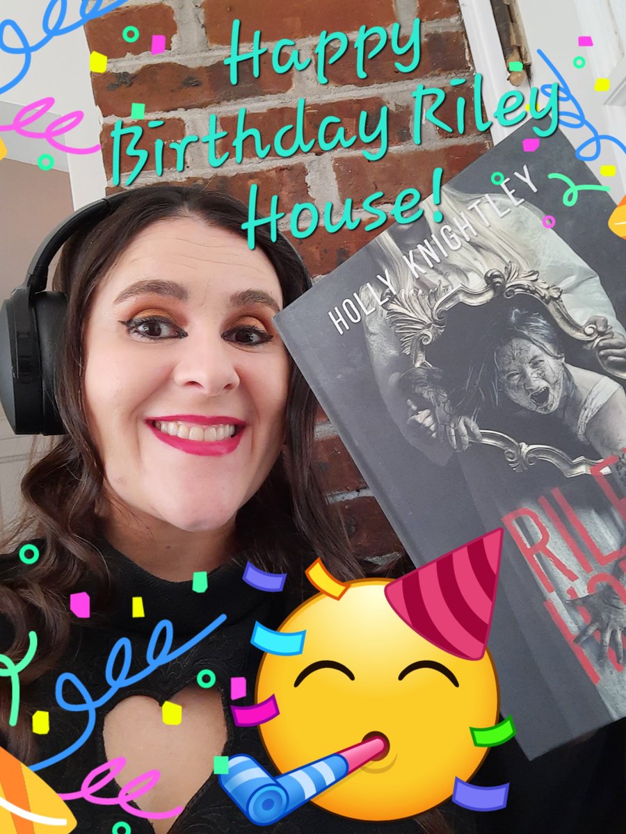 HollyKnightley's tweet photo. I can’t believe Riley House turns 1 today! Listen or read Riley House today and find out if a family secret can kill you! #audiobook #novella #thrillerbooks #mysterythriller #ghoststories #supernaturalsuspense #hollyknightley #rileyhouse #bookish #bookcommunity #booktok https://t.co/ar06Cmazn7
