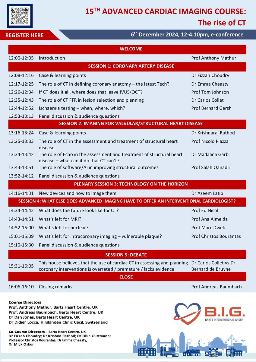Millbrook Medical Conferences (@millbrookmed) on Twitter photo This time tomorrow, the <a href="/BartsIntervGrp/">Barts Interventional Group (B.I.G.)</a>'s Advanced Cardiac Imaging Course: The Rise of CT will be underway on the Millbrook Hub!🎥
Sign up now for free virtual access to the e-Conference: millbrook-events.co.uk/event/15ACIC/s… – tune in from anywhere.🌎💻
❓All discussions will be live, so This time tomorrow, the <a href="/BartsIntervGrp/">Barts Interventional Group (B.I.G.)</a>'s Advanced Cardiac Imaging Course: The Rise of CT will be underway on the Millbrook Hub!🎥
Sign up now for free virtual access to the e-Conference: millbrook-events.co.uk/event/15ACIC/s… – tune in from anywhere.🌎💻
❓All discussions will be live, so