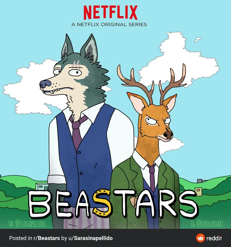 LiustraNaPolu's tweet photo. beastars x bojack https://t.co/gc0doVXXDC