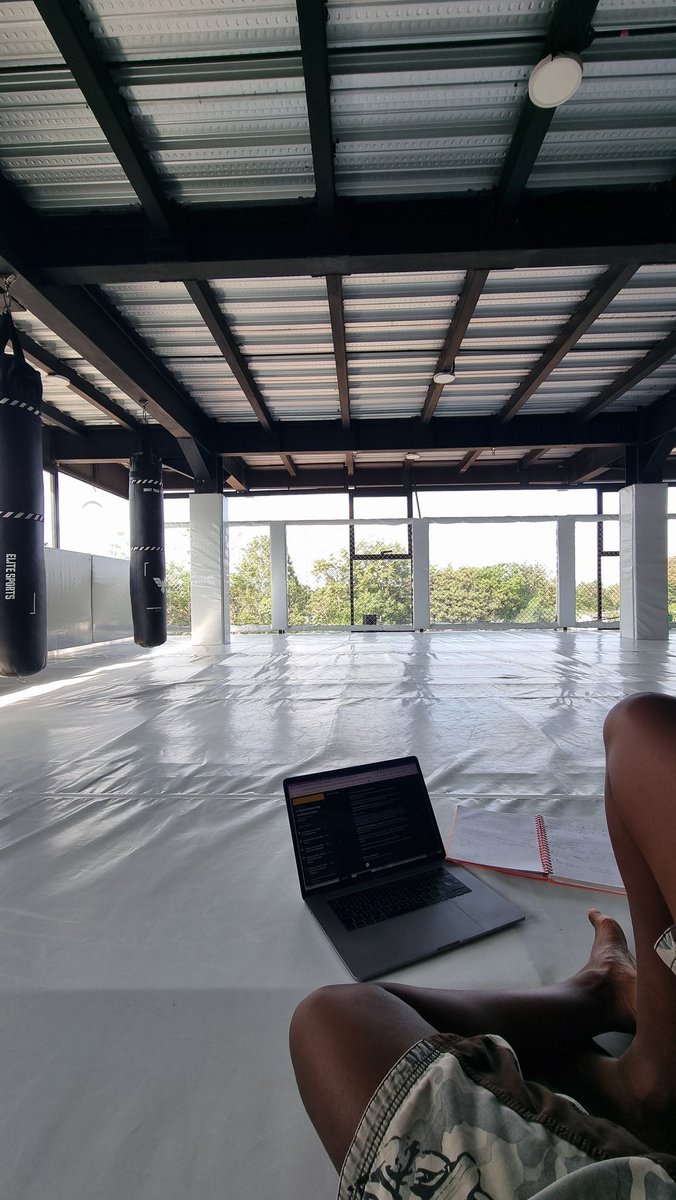 ElShig's tweet photo. 9 months of visiting BJJ gyms across Europe and finally making it home to Kenya to this new BJJ gym in Nairobi with THIS VIEW is unreal. I have big plans and this is a great spot to inspire them and carry on getting the work done 💜 https://t.co/egcZdZvpVz