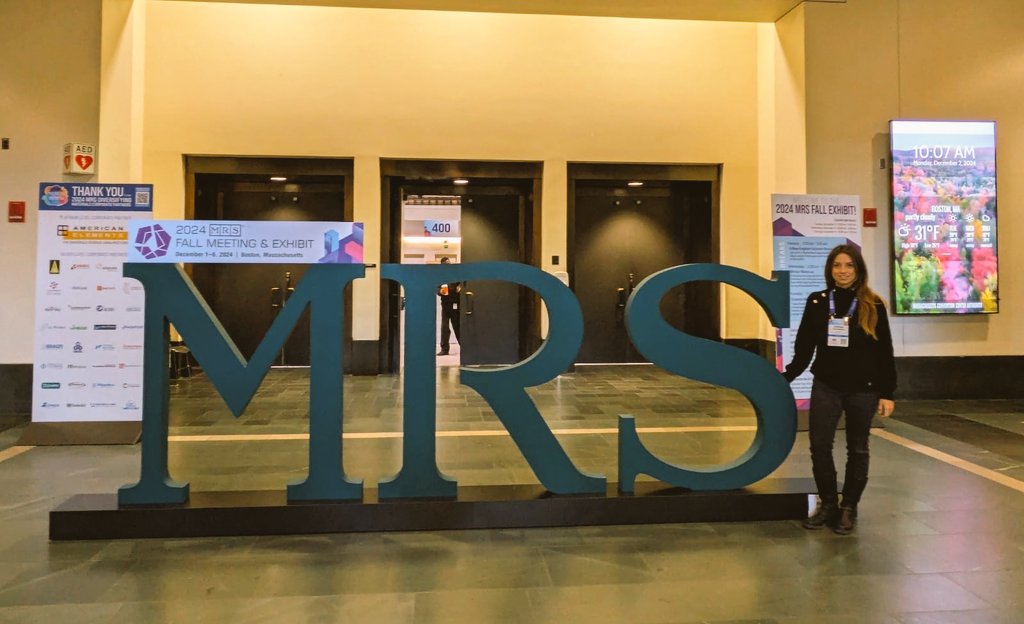 Adriana (<a href="/SheepAdry/">Adriana Pecoraro</a> ) is representing the Musichem lab <a href="/Materials_MRS/">Materials Research Society (MRS)</a> in Boston with 3 oral communications on our latest results on solar cells ☀️