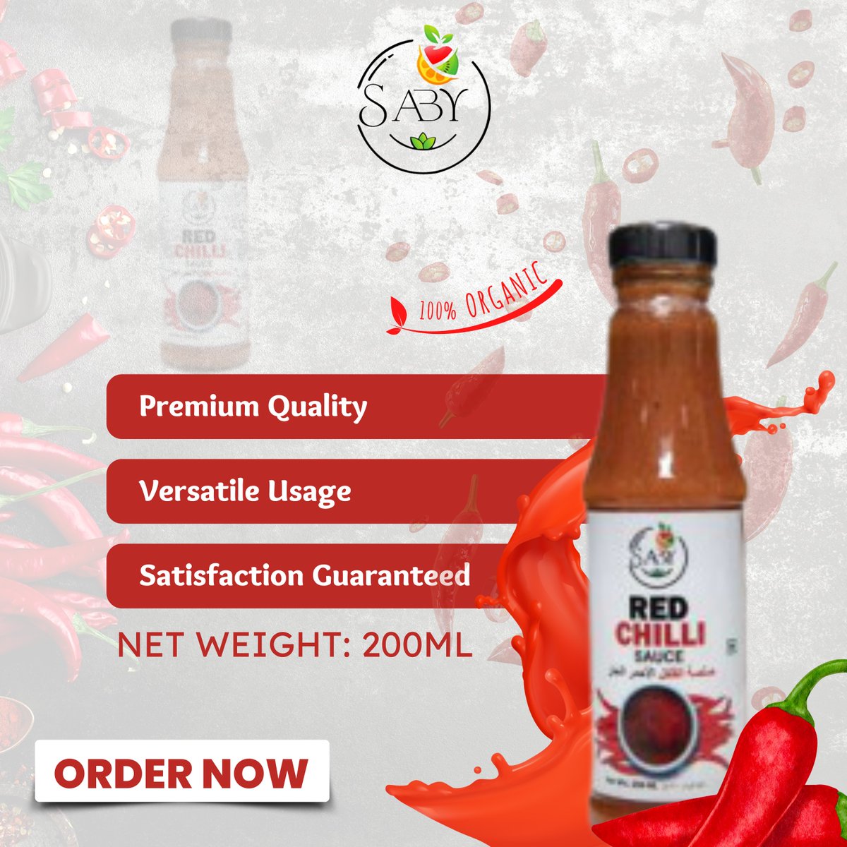 FoodBrosdubai's tweet image. Turn up the heat with FoodBros Red Chilli Sauce!
Perfect for spicing up your snacks, meals, and everything in between.

🔥 Bold Flavors
🍽️ Endless Pairings
✨ Made for spice lovers

📩 DM us to order now and ignite your taste buds!

#FoodBros #RedChilliSauce #SpiceUpYourLife