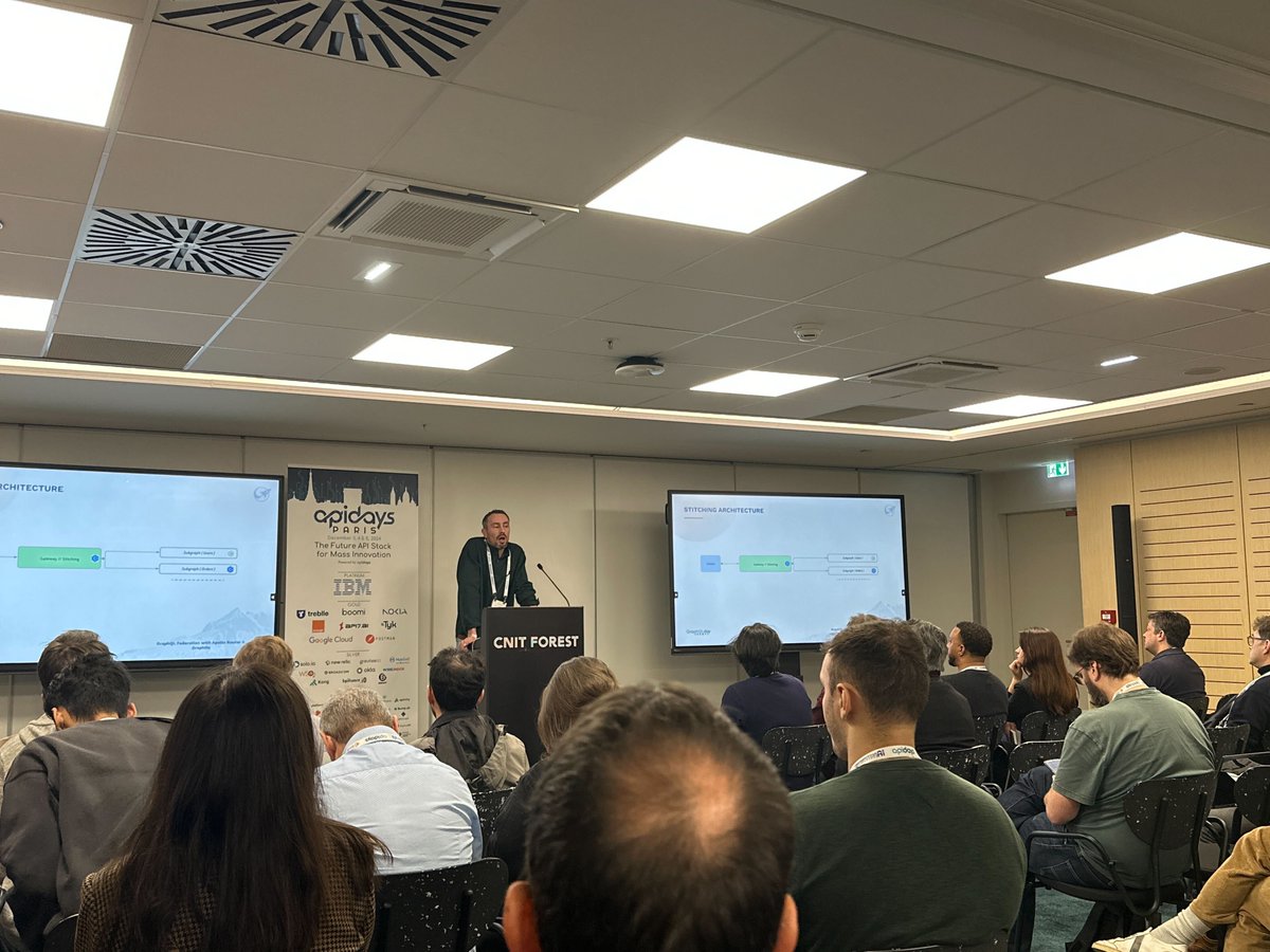 Eleven Labs (@eleven_labs) on Twitter photo En direct des <a href="/APIdaysGlobal/">apidays Global</a> 🚀
Pierre, Tech Lead, réalise une conférence intitulée "GraphQL Federation with Apollo Router and GraphOs: a modern and efficient solution" au CNIT Forest !
#graphql #graphqldayeu #paris #ladéfense En direct des <a href="/APIdaysGlobal/">apidays Global</a> 🚀
Pierre, Tech Lead, réalise une conférence intitulée "GraphQL Federation with Apollo Router and GraphOs: a modern and efficient solution" au CNIT Forest !
#graphql #graphqldayeu #paris #ladéfense