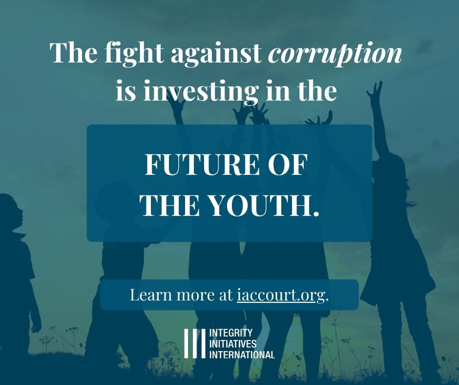 Integrity_IACC's tweet photo. Fighting corruption today is building a brighter tomorrow for our youth. Visit https://t.co/FXJd2aQq74 to learn how establishing an #IACCourt will allow us to invest in integrity and empower the future.
#CorruptionKills #FightCorruption #YouthAgainstCorruption #IntegrityNow https://t.co/8KH8kJSXDg