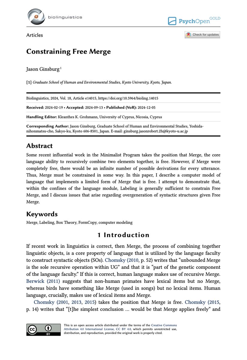 Biolinguistics tweet media