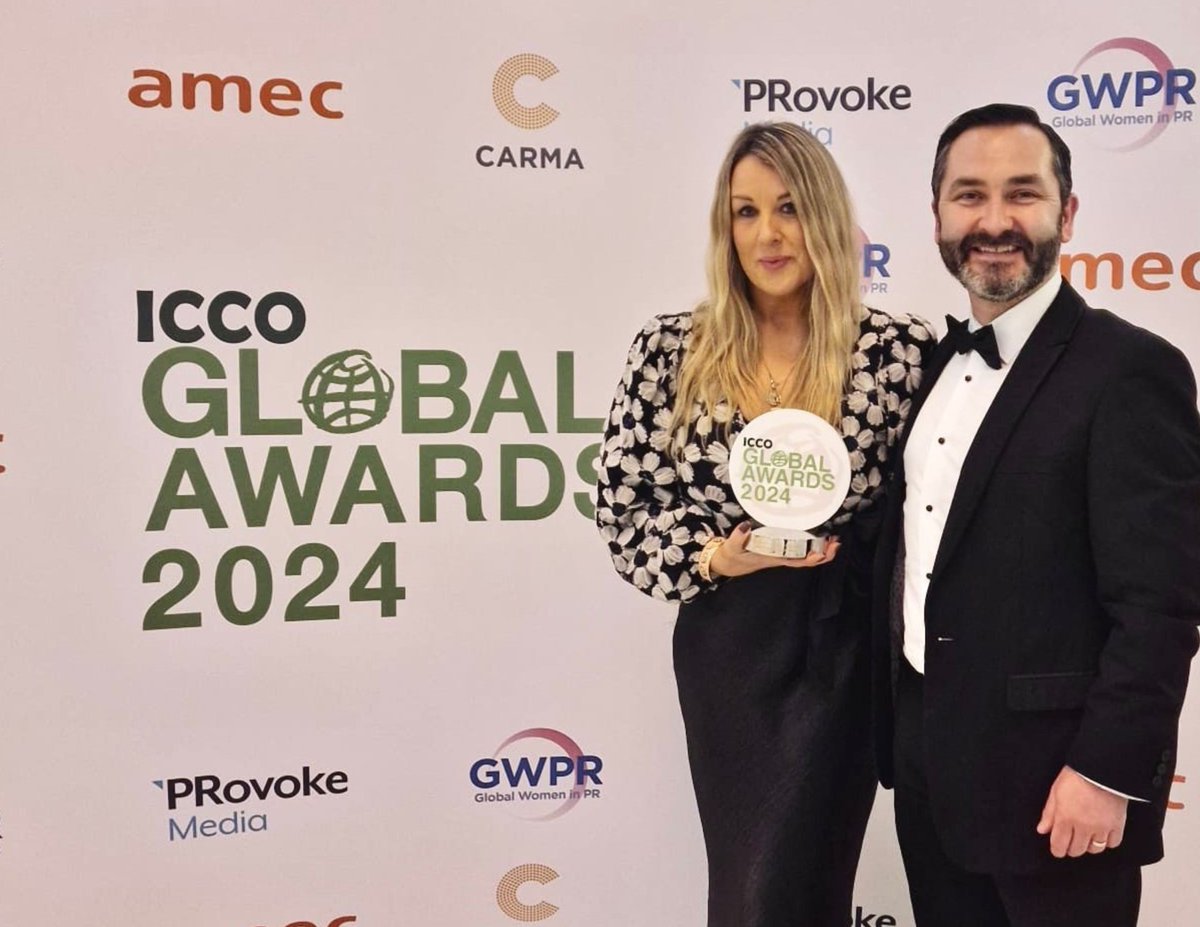 Irish creative communications agency <a href="/Legacy_Comms/">Legacy Communications</a>, was named a winner at the <a href="/ICCOpr/">ICCOpr</a> Global Awards, held in the iconic Waldorf Hotel in London last week. 

Read on…

buff.ly/4eX3Lzy

#PR #communications #business #Ireland