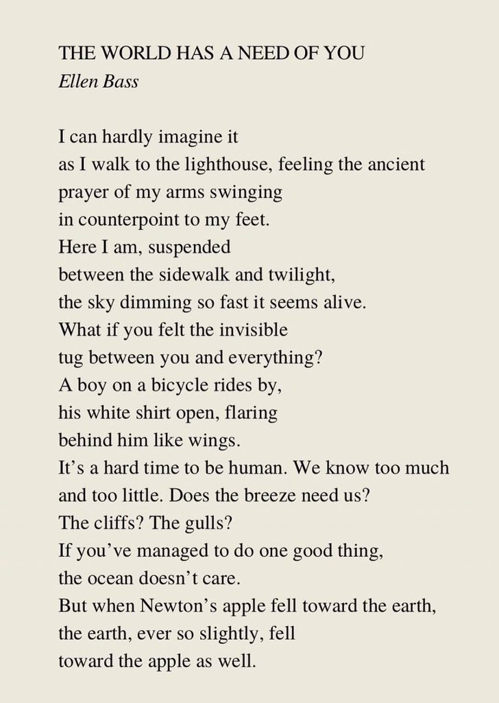 “It’s a hard time to be human.”