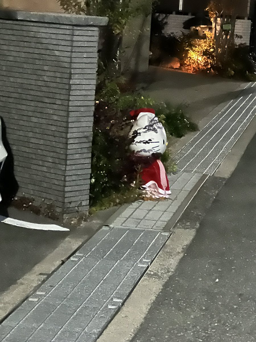 tacos_ch's tweet photo. 道端にキティちゃん捨てられてて草 https://t.co/ks5ieHYCo0