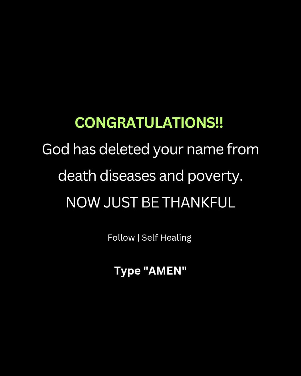 🚨 Type "AMEN"