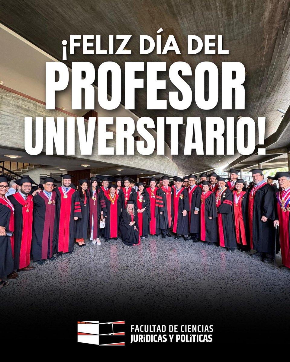 emilionegrin's tweet photo. Un feliz día a todos los #ProfesoresUniversitarios muy especialmente los que forman los operadores de justicia en Venezuela. Una materia de vital importancia para la formación de una sociedad más justa 🇻🇪 @VivaLaUCV @UcvMiguelangel @FCU_UCVe @HechosUCV @UCVISTAS @justiciapitz https://t.co/ohsGinruVU