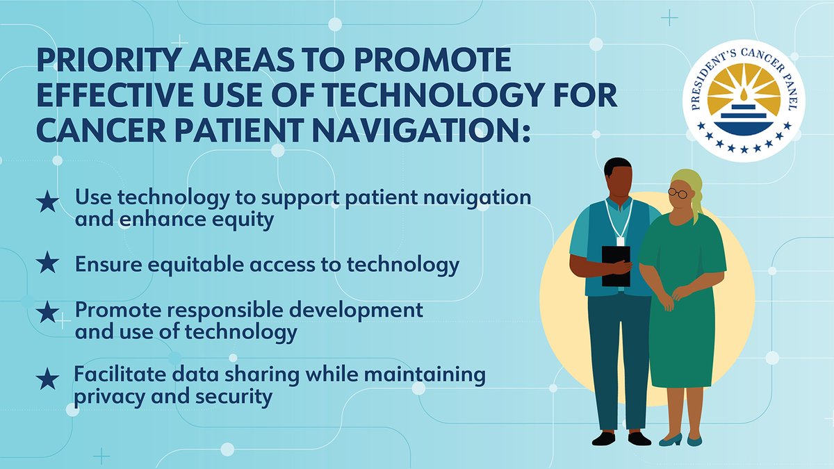 National Cancer Institute (@thenci) on Twitter photo The <a href="/PresCancerPanel/">President's Cancer Panel</a> report to <a href="/POTUS/">President Donald J. Trump</a> is available now! Learn about the Panel’s recommendations to advance #Tech4CancerNavigation and improve equity in cancer care. Read the full report. go.nih.gov/Z63X1mU The <a href="/PresCancerPanel/">President's Cancer Panel</a> report to <a href="/POTUS/">President Donald J. Trump</a> is available now! Learn about the Panel’s recommendations to advance #Tech4CancerNavigation and improve equity in cancer care. Read the full report. go.nih.gov/Z63X1mU