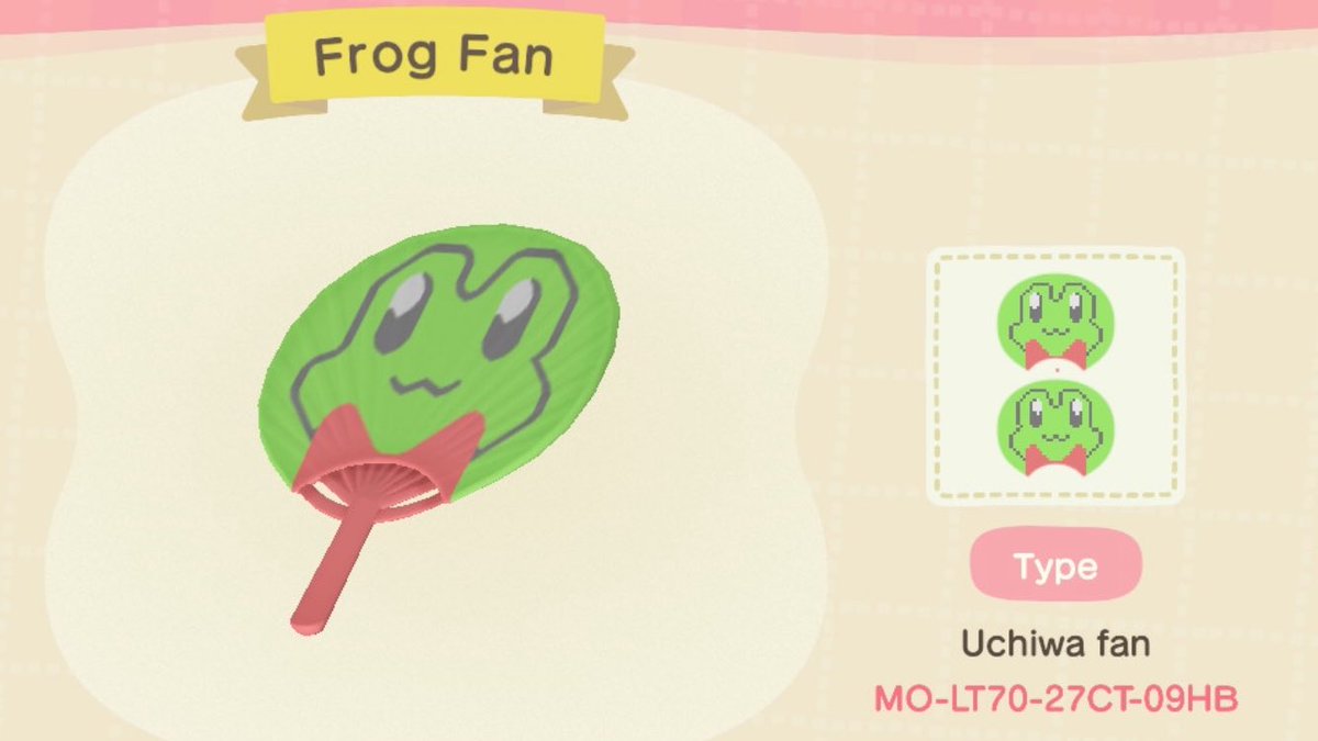Titenic_Cat's tweet photo. I updated it with a format that would work with pocket camp
There’s also a frog fan.
#HashtagMe
#Clovergames https://t.co/4Dr0ekPCNA
