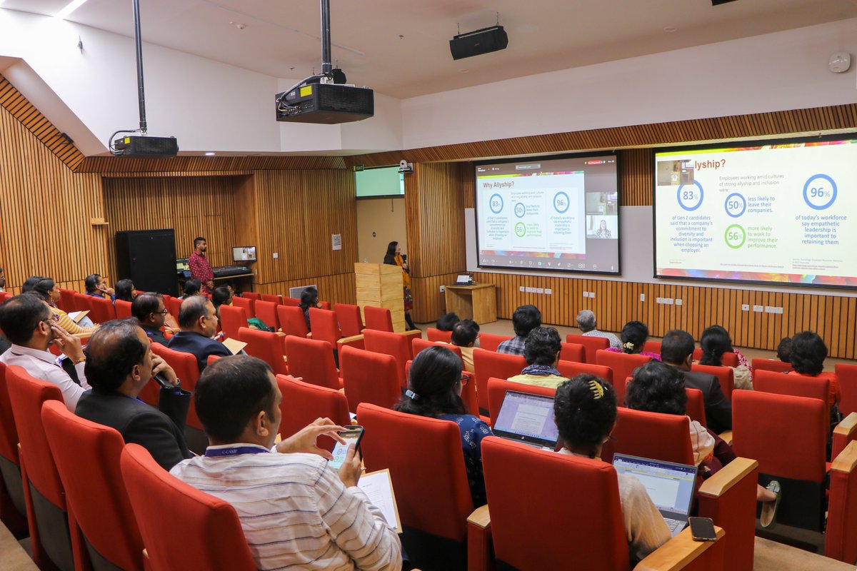 CCAMP_India's tweet photo. A change in the middle of an intense technical workshop! 

Day 2 of C-CAMP Indigenisation of Diagnostics #InDx programme hosted WHO-Prequalification Sensitization Workshop for invitro diagnostics developers and manufacturers included an excellent talk on Allyship and why we need it in modern life, workplace and beyond

Sarita Gadgil, @womenlifthealth broke down what Allyship constitutes and how to implement it in everyday life through an extremely participatory and interactive session

She underlined the need to be aware of unconscious bias in our decisions and encouraged the audience to embrace and advocate for Allyship to bring greater inclusivity, diversity and equity to our organisations. 

All goals for a sustainable and forward-looking organisation in the 21st Century

Along with the session on women's leadership in innovation on Day 1, this In Vitro Diagnostics focused workshop in collaboration with WHO India and supported by @BMGFIndia has empowered more female voices in leading change through science and innovation

@Taslimarif @WHO @PrinSciAdvOff @RockefellerFdn @gatesfoundation @FINDdx @ITBTGoK @GuptamMadhur