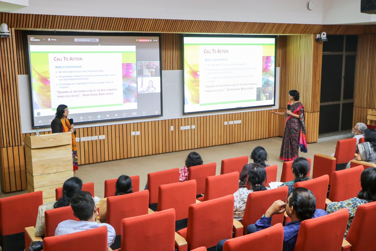 CCAMP_India's tweet photo. A change in the middle of an intense technical workshop! 

Day 2 of C-CAMP Indigenisation of Diagnostics #InDx programme hosted WHO-Prequalification Sensitization Workshop for invitro diagnostics developers and manufacturers included an excellent talk on Allyship and why we need it in modern life, workplace and beyond

Sarita Gadgil, @womenlifthealth broke down what Allyship constitutes and how to implement it in everyday life through an extremely participatory and interactive session

She underlined the need to be aware of unconscious bias in our decisions and encouraged the audience to embrace and advocate for Allyship to bring greater inclusivity, diversity and equity to our organisations. 

All goals for a sustainable and forward-looking organisation in the 21st Century

Along with the session on women's leadership in innovation on Day 1, this In Vitro Diagnostics focused workshop in collaboration with WHO India and supported by @BMGFIndia has empowered more female voices in leading change through science and innovation

@Taslimarif @WHO @PrinSciAdvOff @RockefellerFdn @gatesfoundation @FINDdx @ITBTGoK @GuptamMadhur