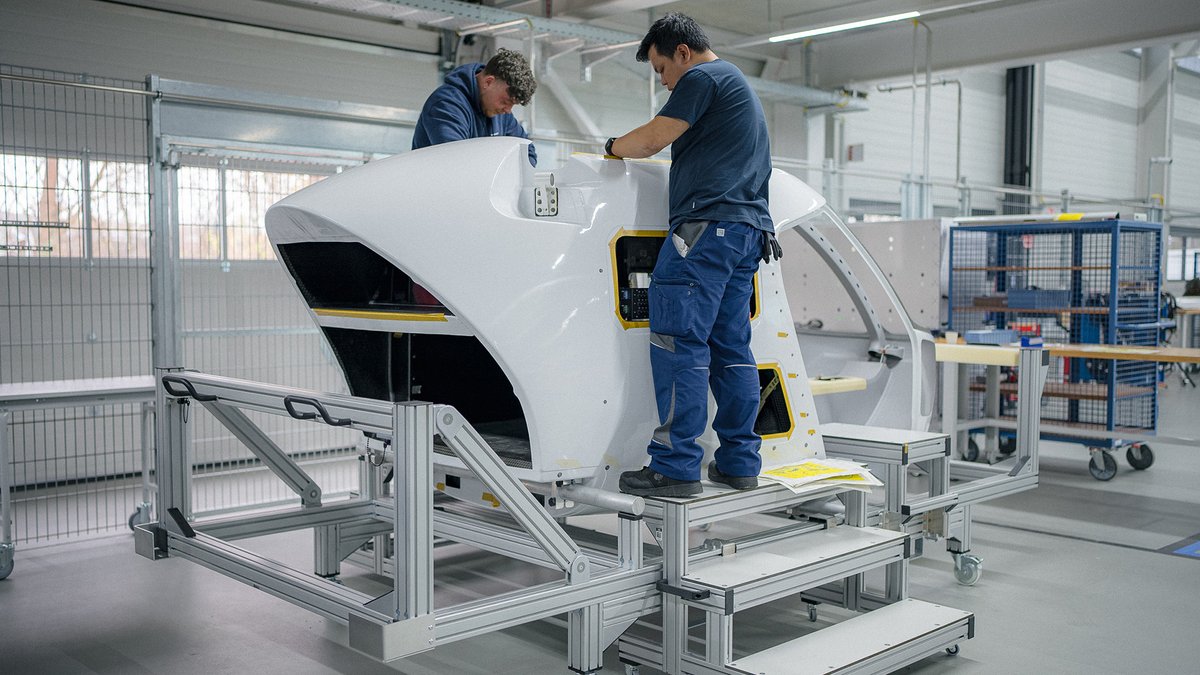 Volocopter makes forward strides in the air and on the ground! Parallel to flight testing, our team is assembling the fourth and fifth #VoloCity aircraft. This progress is a testament to our decade-long design excellence, development prowess, and leadership in the #eVTOL sector.