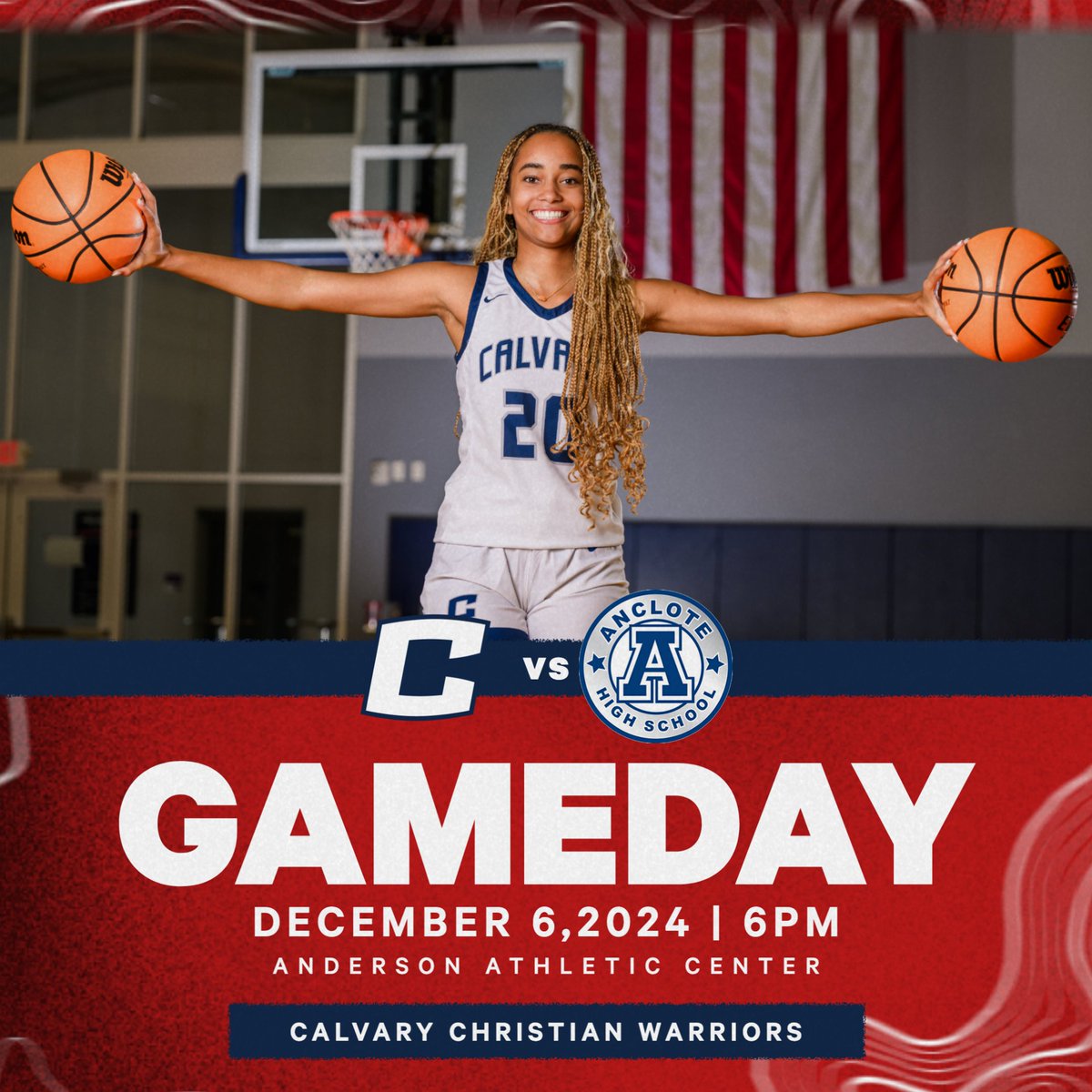 Game Day Warrior Fans!

Come out to the Anderson Athletic Center for a full night of basketball starting at 4:30 with the JV Boys, 6 for the V Girls and 7:30 for the V Boys!

Bring a gift for the Merry Market tonight to get free admission!