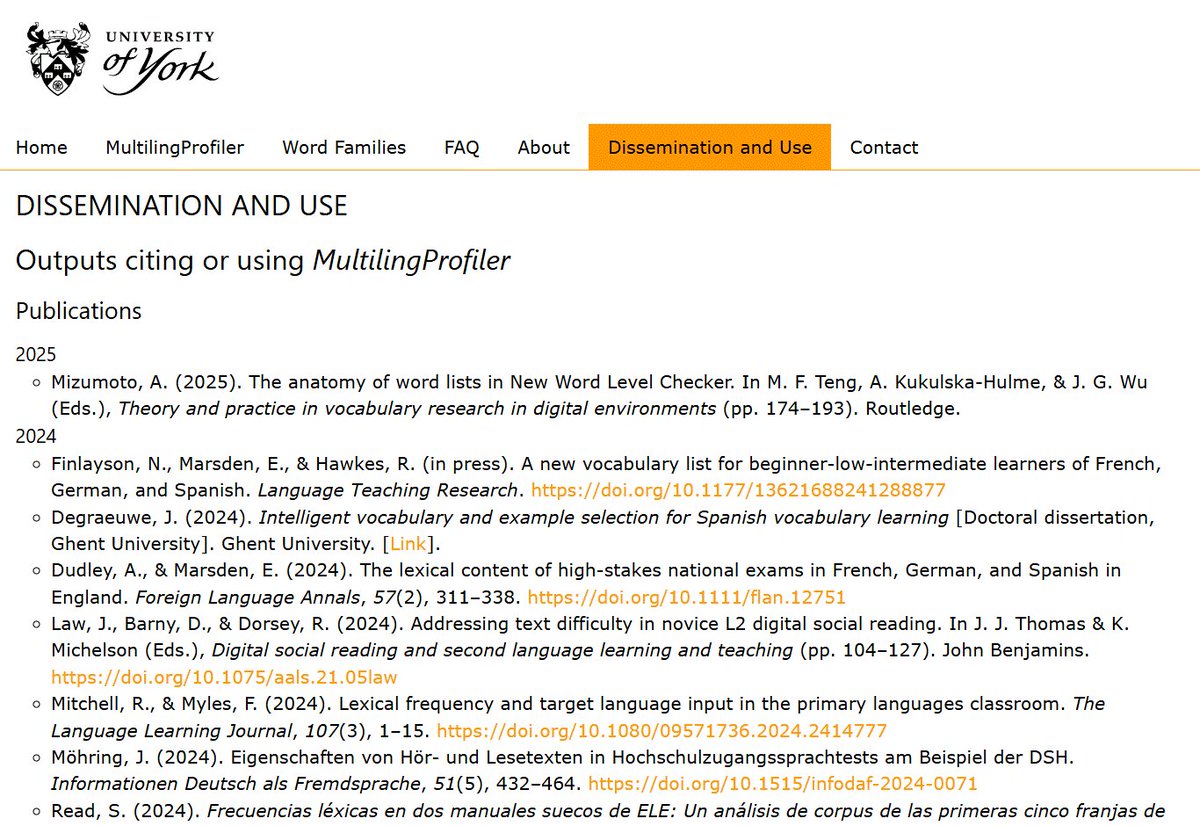 MLProfiler's tweet photo. Have you used, or are you using, MultilingProfiler in your teaching, research, or materials design?

If so, we would love to feature your project on our site!

Really exciting to see so many applications of the tool in all three areas so far.

Contact: https://t.co/7GwegNBkaZ https://t.co/mJnVPq90vd