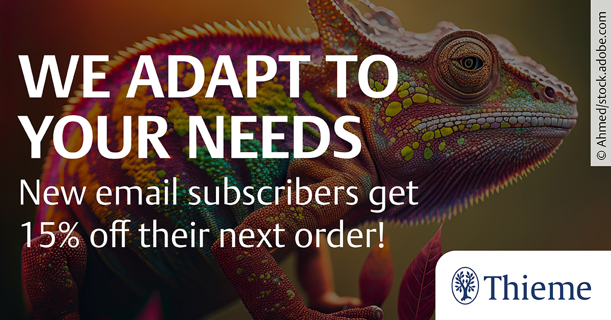 Thieme International (@thiemeintl) on Twitter photo 🔔Don't miss any updates!
Sign up to our email newsletters to get new product announcements, journal highlights, sales, and more! 
You can choose between many different specialties to receive the information that is most relevant to you. 
➡️ lp.thieme.de/newsletter/ser… 🔔Don't miss any updates!
Sign up to our email newsletters to get new product announcements, journal highlights, sales, and more! 
You can choose between many different specialties to receive the information that is most relevant to you. 
➡️ lp.thieme.de/newsletter/ser…