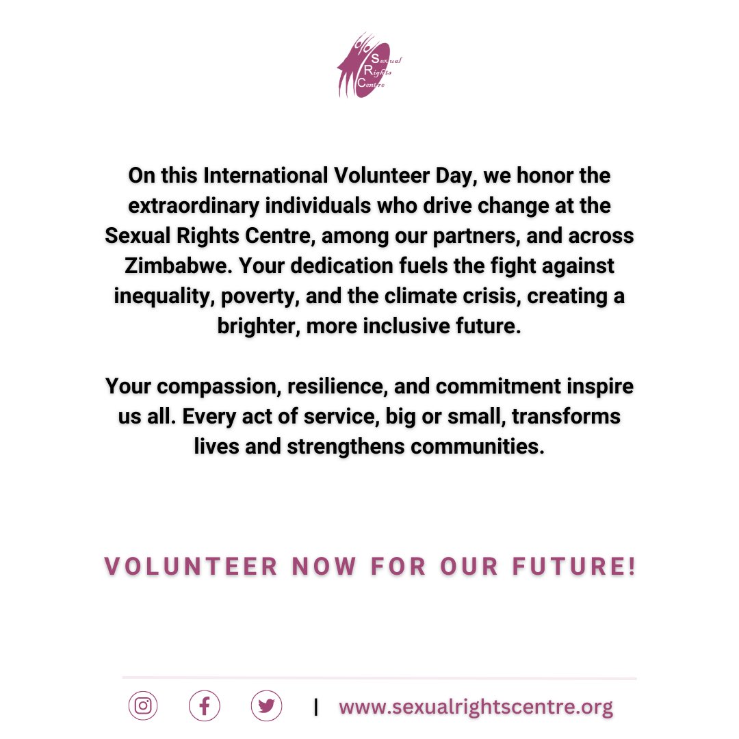 #InternationalVolunteerDay #VolunteerNow #CreatingChange