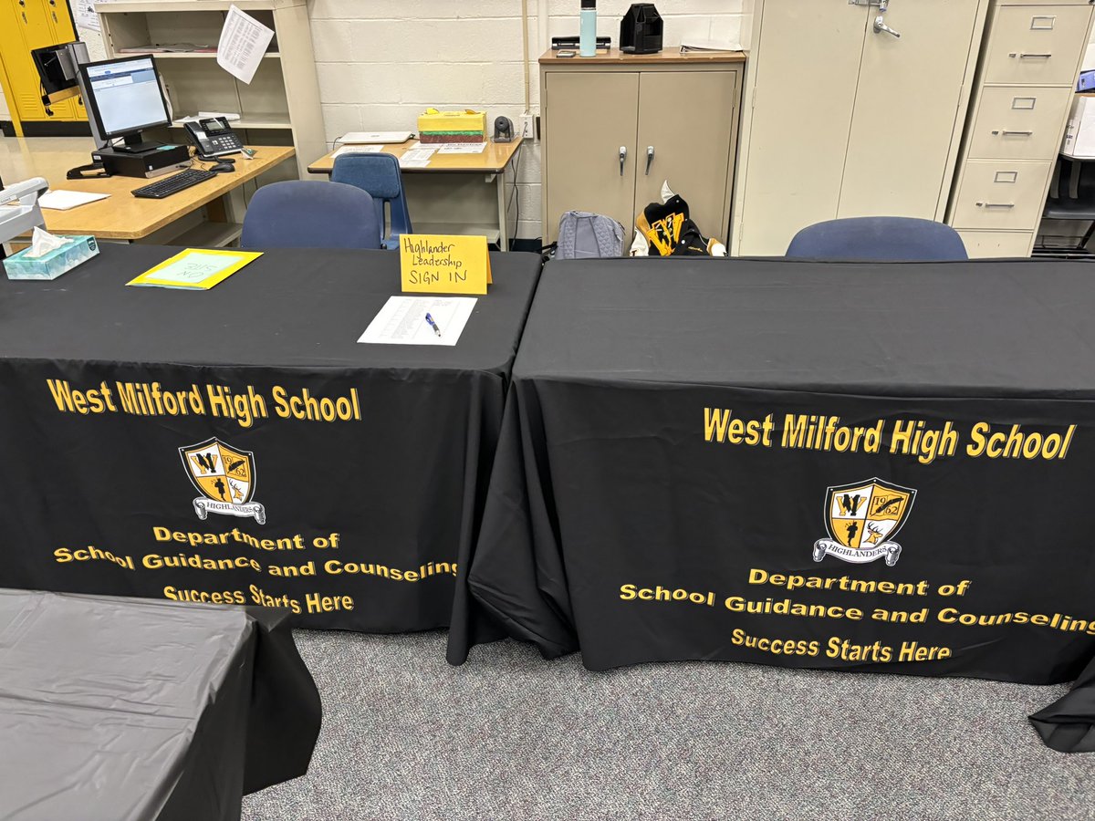 WmGuidance's tweet image. On Site Decision Day - ready to go! 99 students. 28 colleges. 280 appointments!  Let’s do this! @WMTHSPrincipal @daniel_novak_WM @WestMilfordTPS @wmhometownpride