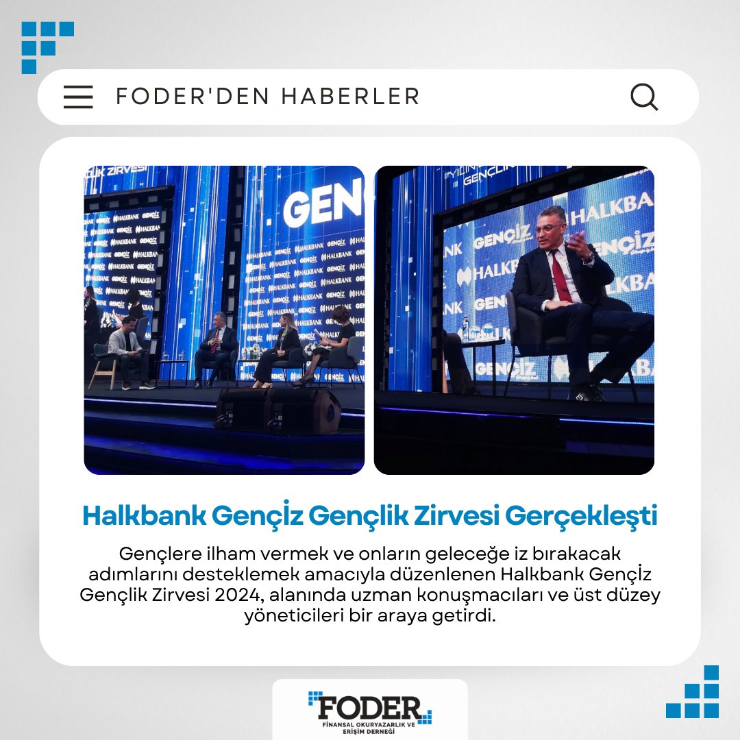 Gençlere ilham vermek ve onların geleceğe iz bırakacak adımlarını desteklemek amacıyla düzenlenen Halkbank Gençİz Gençlik Zirvesi, alanında uzman konuşmacıları ve üst düzey yöneticileri bir araya getirdi.