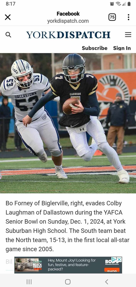 All Star Senior Bowl, Dec 1, 2024
7-3 Reg season, Playoffs
First HOME Playoff game in school history
11 passing TD, 2 Rushing TD
1014 passing yards, 81 yd Longest pass completed
75.7 QB rating