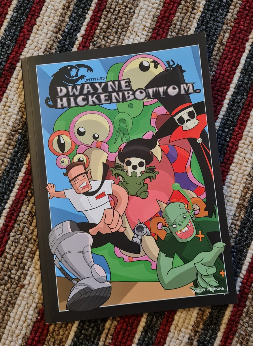 TheGrantPerkins's tweet photo. I've just discovered the final copy of The Untitled #DwayneHickenbottom graphic novel. Written and drawn by me. 100 pages of awesometasticalness.

Dm me an offer, highest wins. 

Only one copy available.

#comic #comics #art #limitededition #Christmas https://t.co/iMXoAdkyf5