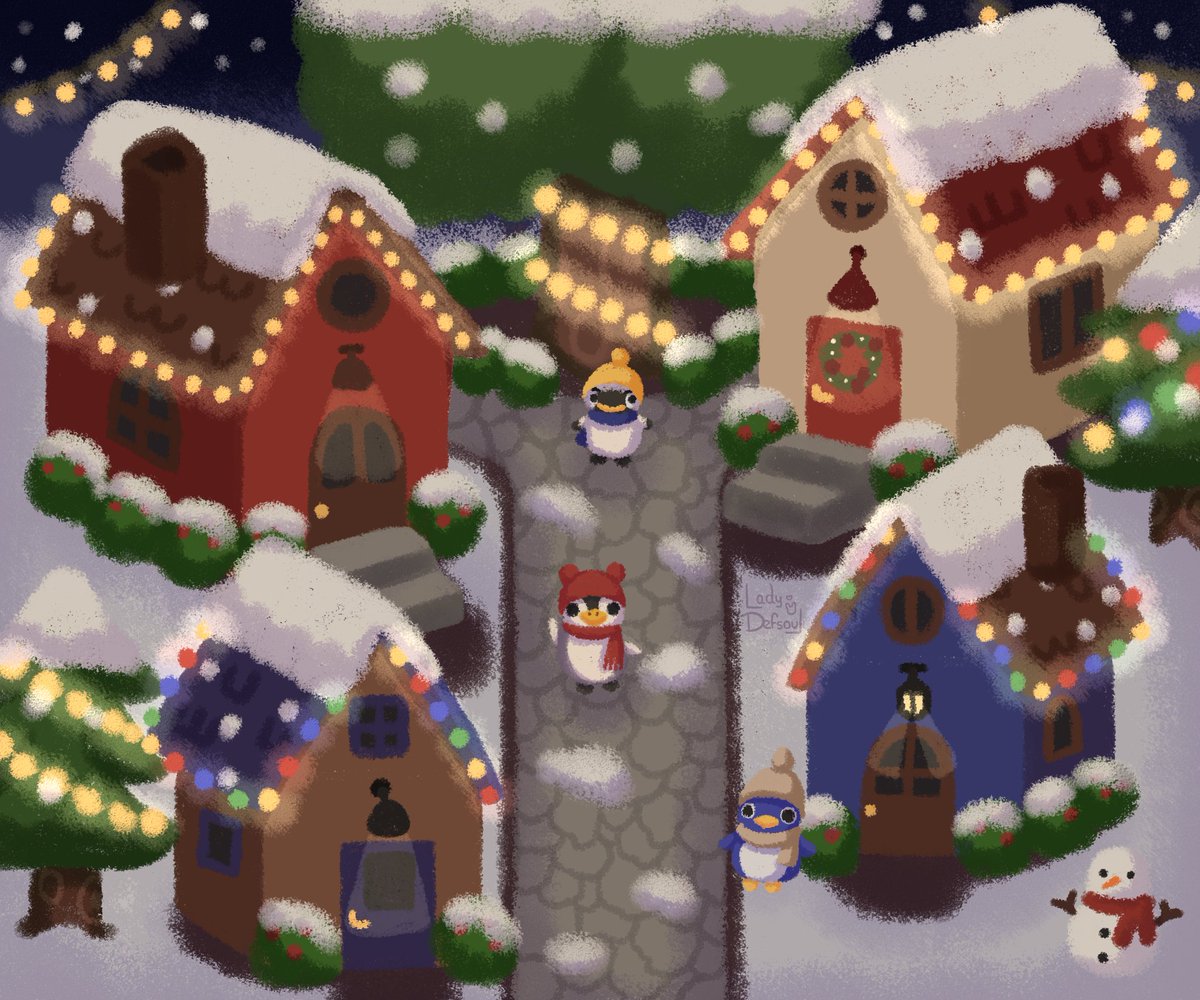 darymoonbunny's tweet photo. ✨️🏠 Nintenmas Week 1 - Animal Crossing + Christmas Village 🏠✨️ https://t.co/v1qDpUZvbJ