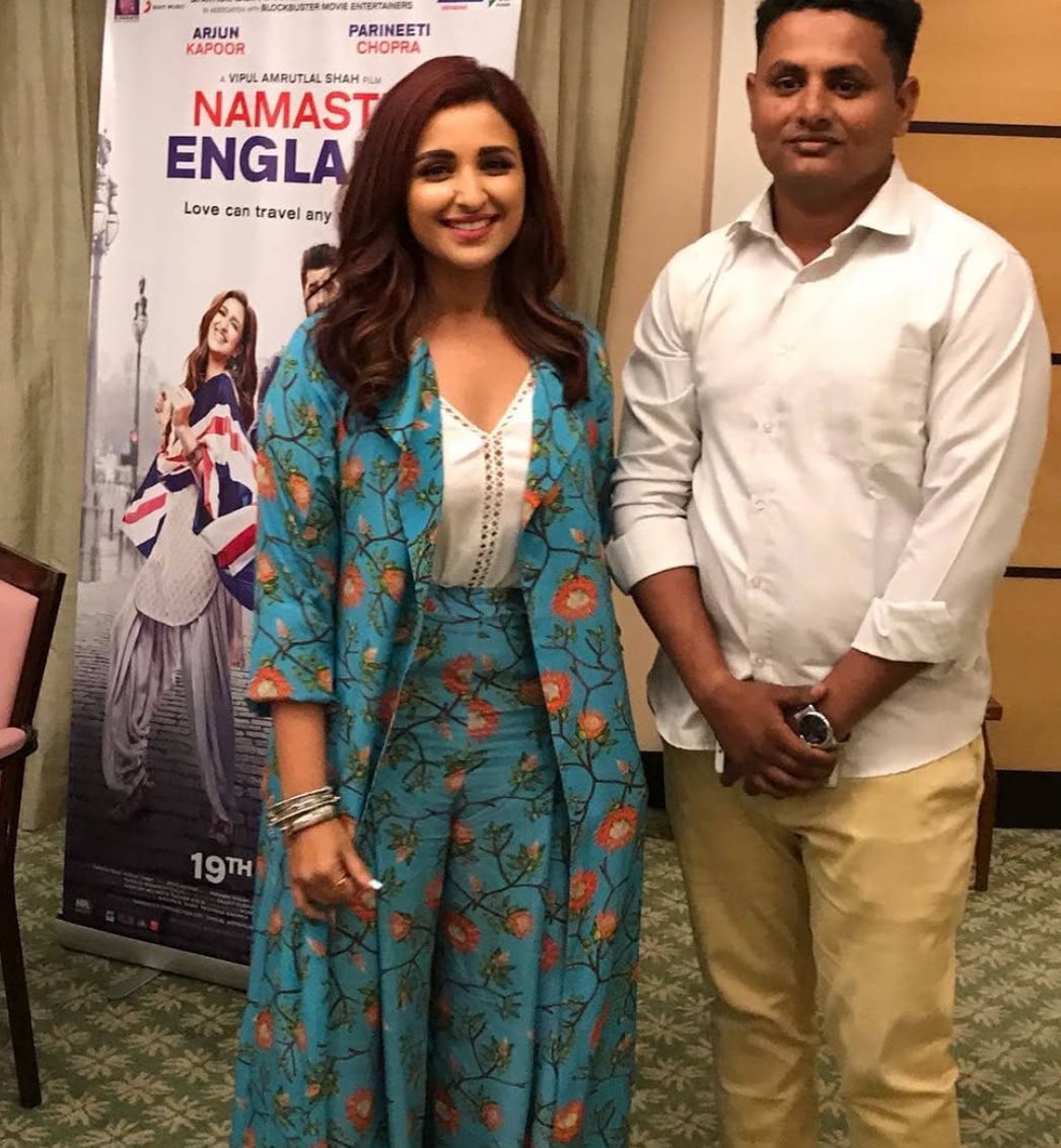 jatinjasssss's tweet photo. You are my kind of crazy and that is what life is really about! Happy birthday to my Brother and such a kind and Humble Parizaade @Haresh_mori81 

I met him and I saw a tattoo of Pari ma’am name on your arm and your dedication as a fan is so best 
😍😍😍🥳🥳🥳
@ParineetiChopra https://t.co/ivsoWnuumo