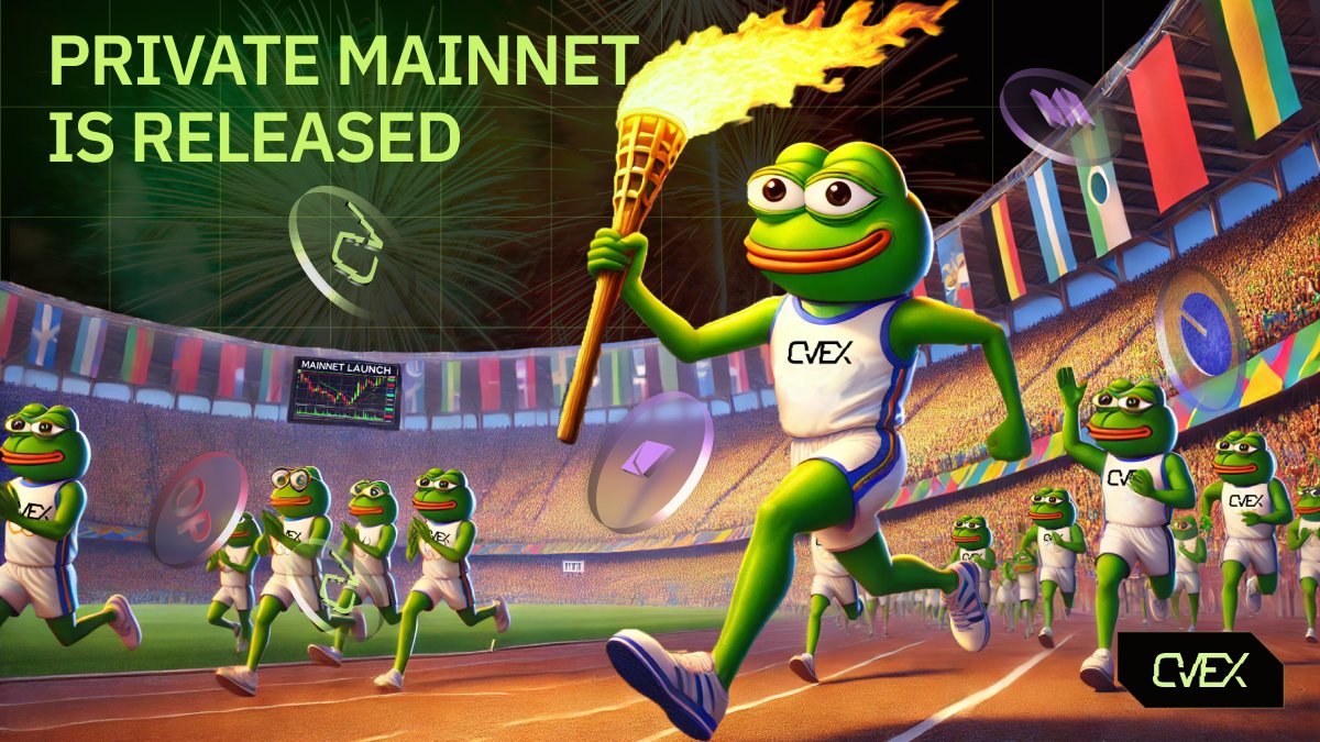 Jetstreamtrade's tweet photo. Well, here we go! CVEX Private Mainnet is officially live! 🎉

Our team has successfully launched the mainnet environment, and the first market makers are already hard at work. No major bugs detected — smooth sailing so far!

Thank you for being part of this journey, friends. We’ll keep you updated on our work.