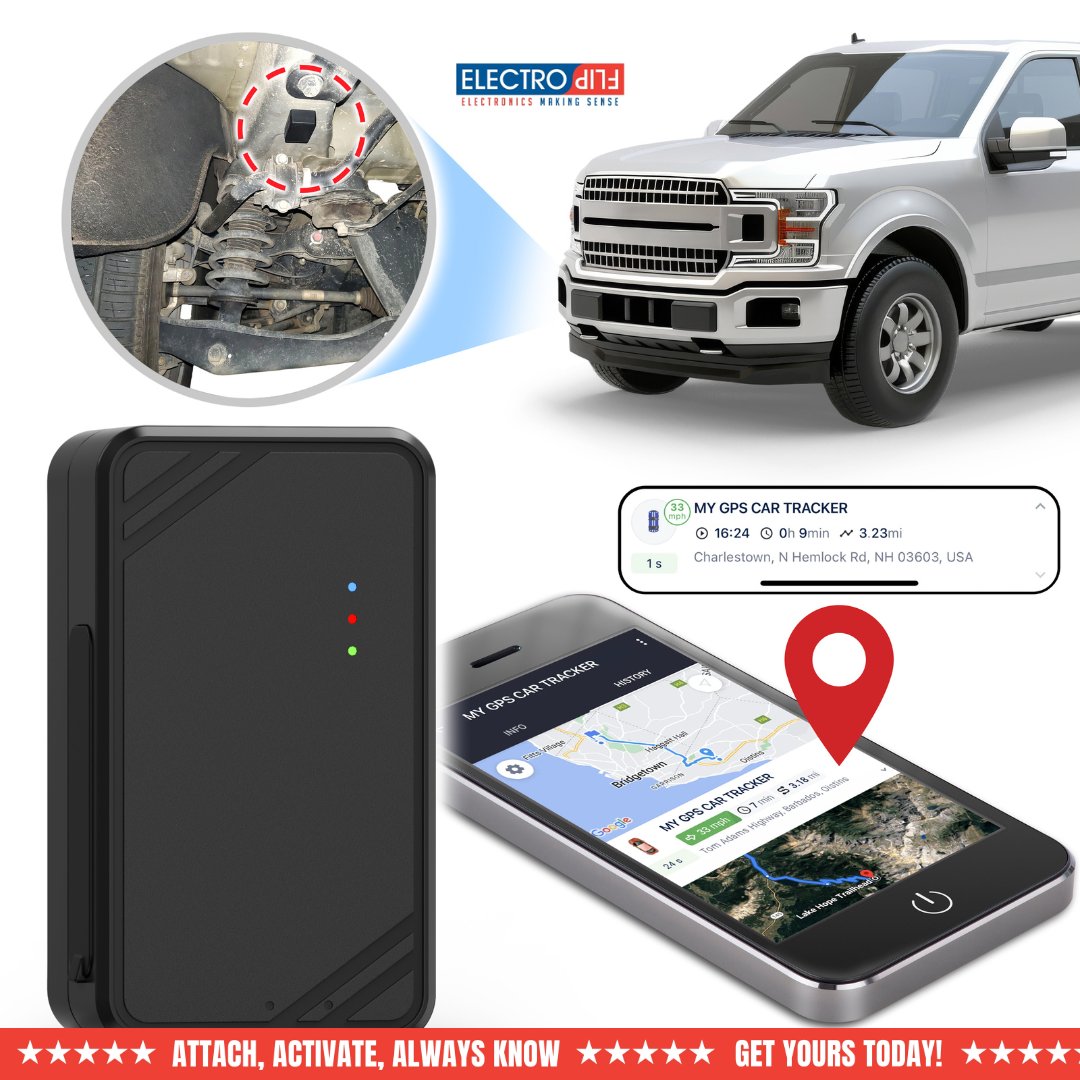 ElectroFlipcom's tweet photo. When Jake’s Ford F-150 was stolen, he didn’t panic—he used the GF10 GPS Tracker. In minutes, he tracked it and recovered his truck.

✅ Live Tracking
✅ Anti-Theft Alerts
✅ Geofencing

Protect your vehicle with GF10 GPS Tracker today!

#VehicleSafety #FordF150 #GPSTracking https://t.co/o3hcLYyzFV