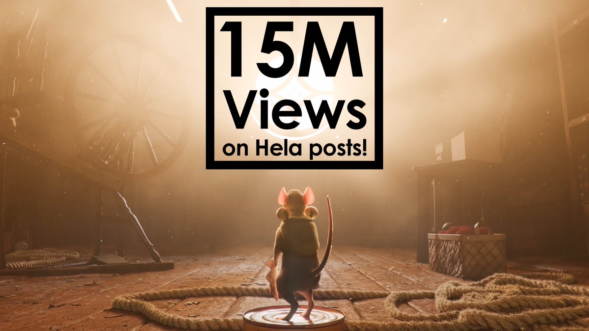 The posts about Hela have already reached over 15 million views in total! 

We wanted to thank for all the support from creators, the media, and of course, the players. 

This project is being created with you in mind!
#HelaTheGame #KnightsPeak #WindupGames #CozyGames <a href="/MYGAMES/">MY.GAMES</a>