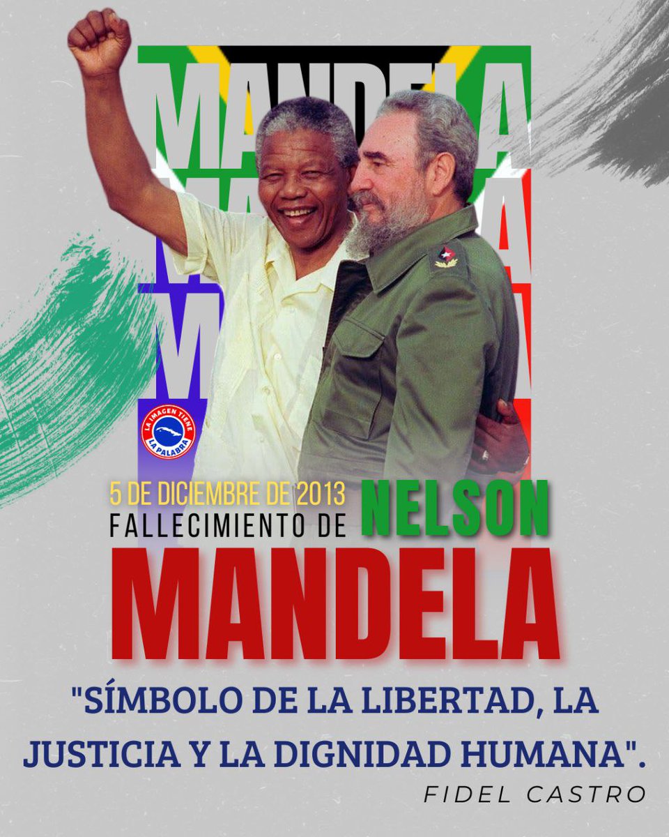 "Mandela será recordado por la altura de su ejemplo, la grandeza de su obra y la firmeza de sus convicciones en la lucha contra el apartheid, y por su invaluable aporte a la construcción de una nueva Sudáfrica. De Mandela nunca podremos hablar en pasado". #RaulEsRaul #Cuba