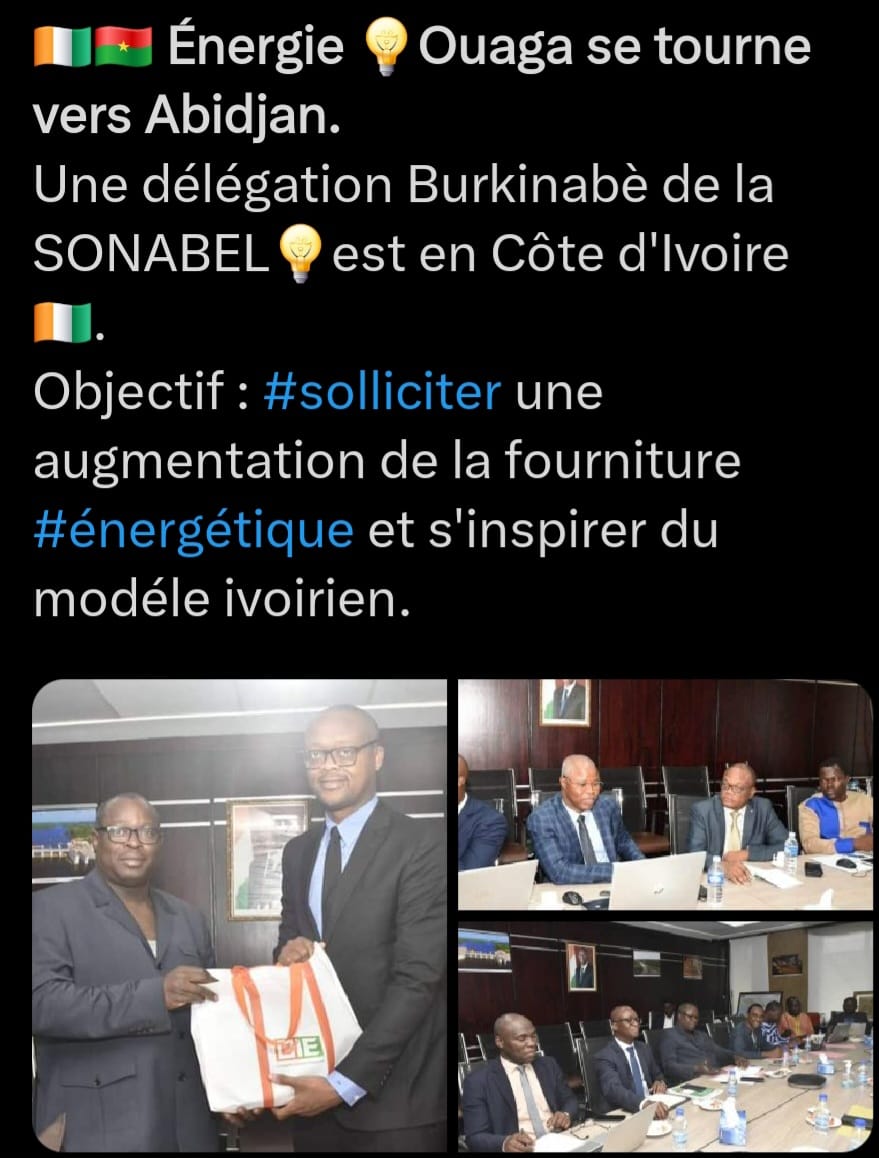 L'information en illustration, devenue virale au Mali et au Burkina, n'est pas fondée. Elle tend à prouver l'incohérence des juntes du Sahel qui insultent la Côte d'Ivoire alors qu'elles se mettent à genoux pour mendier de l'électricité de ce pays. Après recoupements auprès de
