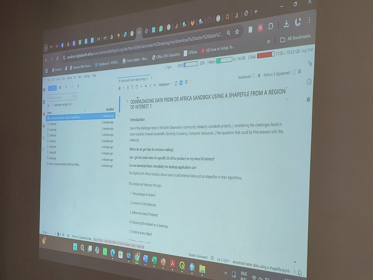 #SAI2024
#Day2Training
Downloading data from DE Africa Sandbox using shapefile