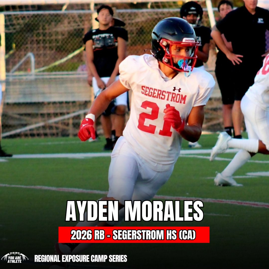 AydenMorales21's tweet photo. Catch me this Saturday at the @youareathlete @ShockDoctor Regional.Exposure Camp
Orange High School 525 N Shaffer St, Orange, CA 92867
@sega_football @G2S_Elite
#g2s_elite7v7 #collegebound #Segerstrom #SegerstromJags #Football #JagFoitball #RB #WR #OLB #SpecialTeams #Blessed https://t.co/gtOlEf5Qw6
