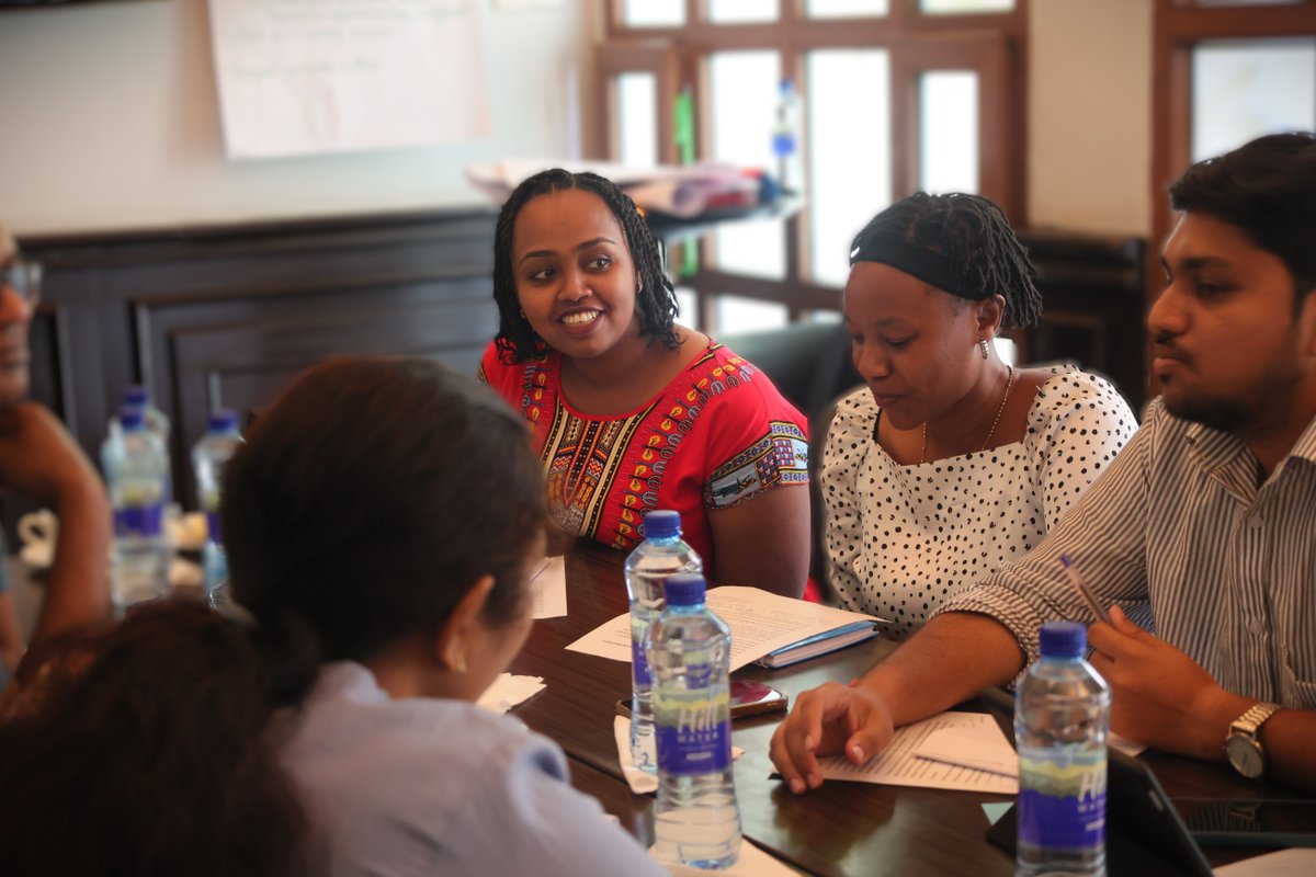 CoadyStFX's tweet image. It&apos;s day one of the #ENGAGE Qualitative Research Workshop in Dar es Salaam, Tanzania. Facilitated by #CoadyStaff Marian Li Turniawan and Veronica Torres, research staff from the Engage partner organizations are sharing, learning, and practicing tools for community-based…