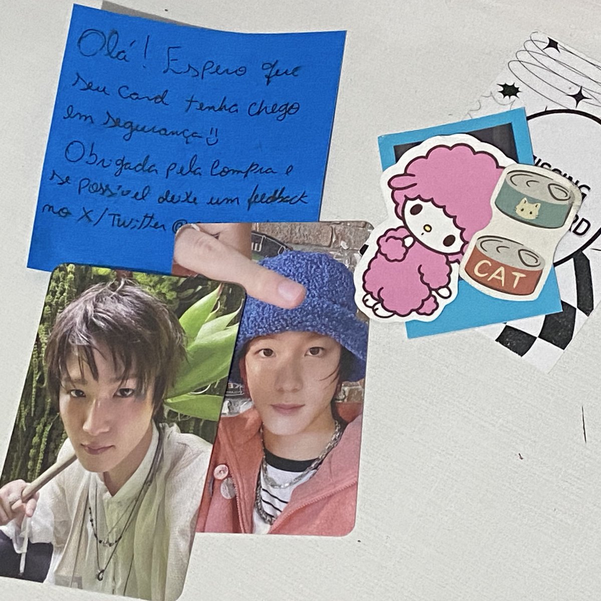 DateMyoui's tweet photo. - feedback super positivo ଘ(ˊᵕˋ)°•♡
para: @svthannity 

me vendeu esses dois photocards do soul, foi muito gentil durante a compra e enviou ambos muito bem protegidos! obrigada 🫶 https://t.co/rL1iJeHJl7