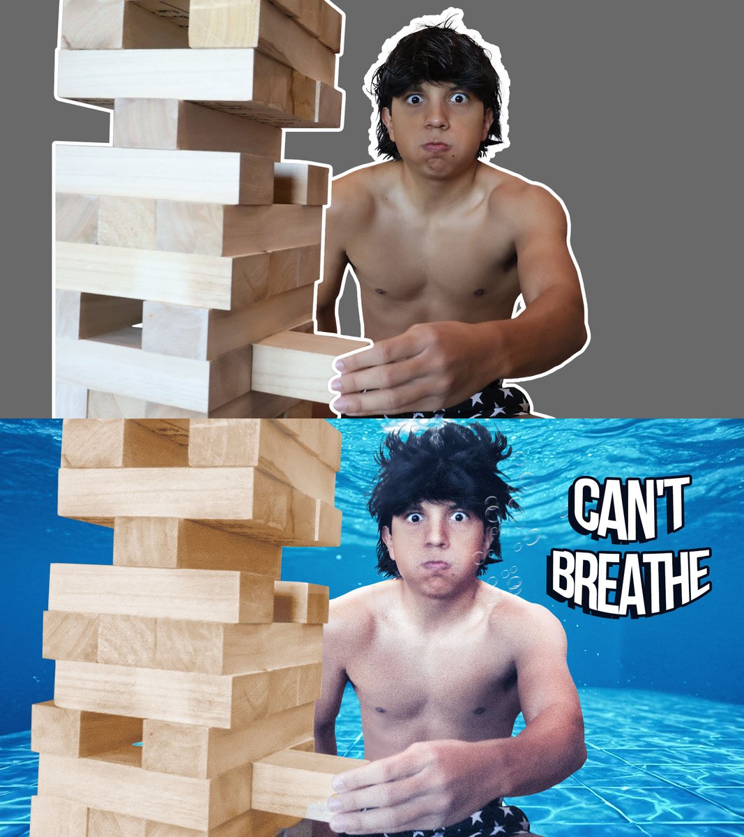 Recent thumbnail! 

Before / After 🪄

Let me know what you guys think! 🤔