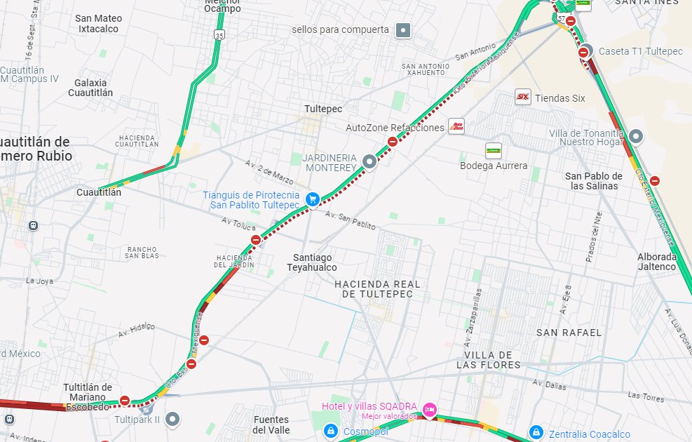 Alberto83272957's tweet photo. Buen dia, sabran algo del km 12 cto Mexiquense direccion Aeropuerto Felipe angeles por favor @Circuito_mx @GN_Carreteras @CAPUFE https://t.co/W1UIZdS5AG