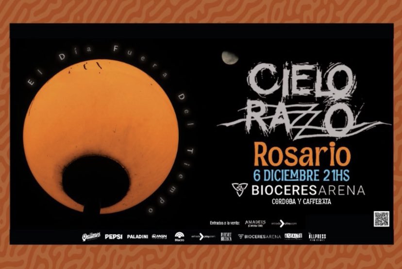 El Día Fuera Del Tiempo 
en Rosario
<a href="/Cielo_Razzo/">Cielo Razzo</a>