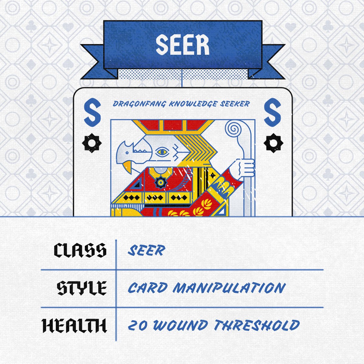 In today’s 52 Realms: Adventures campaign update we’re taking a closer look at the first two characters. Will you favour the combat focussed style of the Barbarian, or are you more aligned with the card manipulation play of the Seer?
 
kickstarter.com/projects/postm…