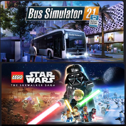 lazyajju's tweet image. LEGO Star Wars: The Skywalker Saga &amp;amp; Bus Simulator 21 Next Stop - Free games until Dec 12, 2024 at 9:30PM on Epic Games Store. 😍🎁

#LEGOStarWarsTheSkyWalkerSaga #BusSimulator21NextStop #FreeGames #GamingInfoAndNews #Gaming #EpicGamesStore #Lazyajju