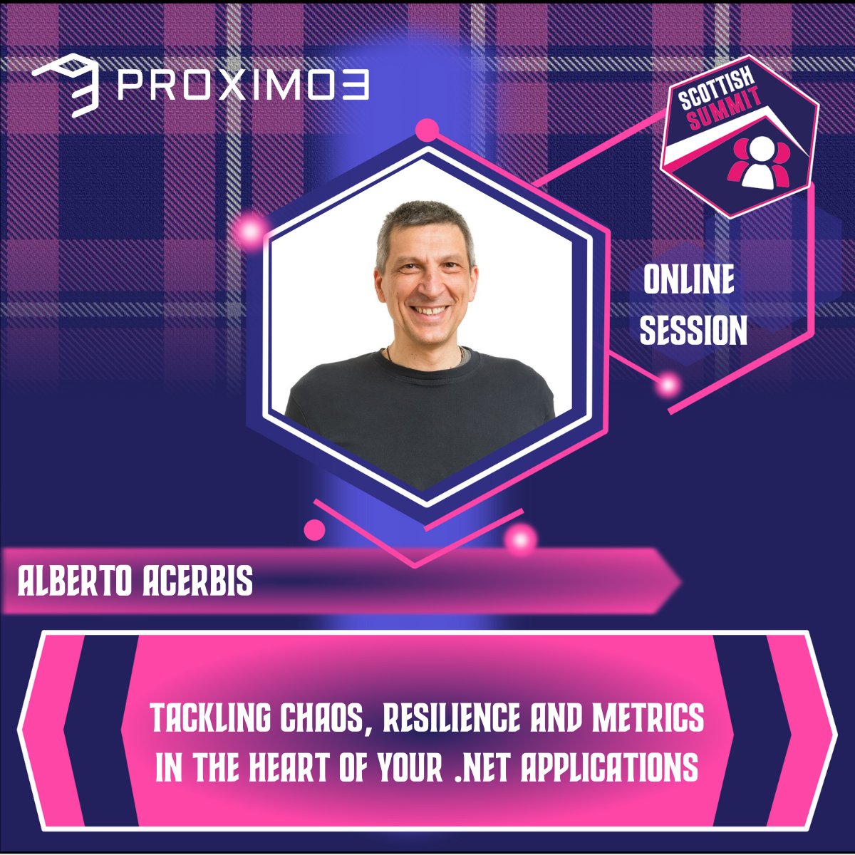 🌟Online Speaker Series Announcement! 🌟

Introducing Alberto Acerbis presenting a session on "Tackling Chaos, Resilience and Metrics in the heart of your .NET Applications".

With the spread of microservices and distributed cloud architectures, the web has become increasingly