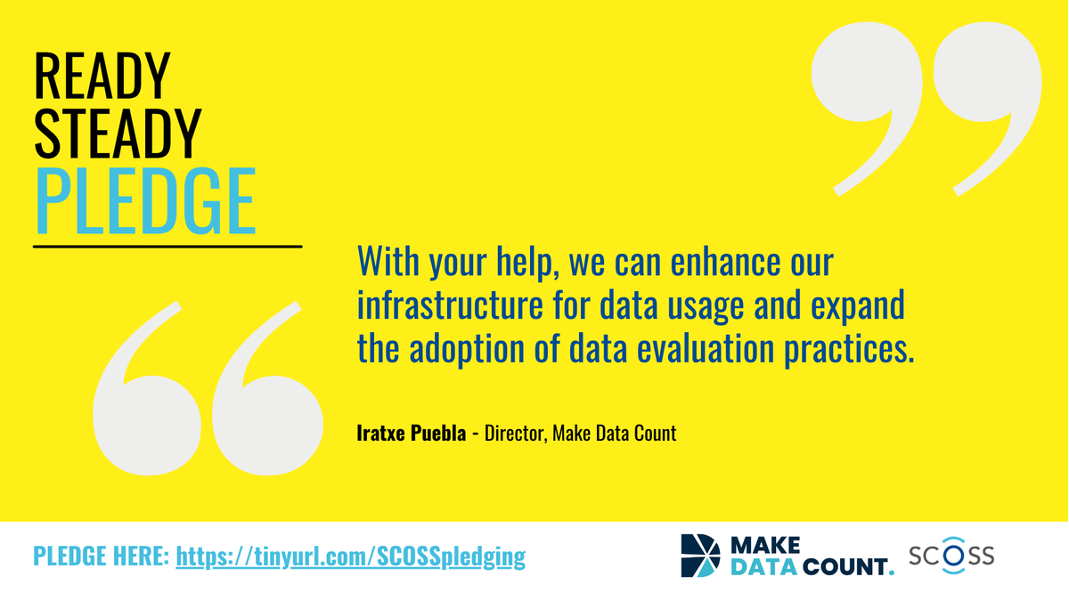 SCOSS (@scossfunding) on Twitter photo Learn how Make Data Count <a href="/makedatacount/">Make Data Count</a> will benefit from your support in 2 minutes flat! Watch their 2-MINUTE PITCH youtu.be/4c-6-d4YhCA and get ready to pledge. SCOSS’ 6th pledging round is now open tinyurl.com/SCOSSpledging <a href="/makedatacount/">Make Data Count</a> Learn how Make Data Count <a href="/makedatacount/">Make Data Count</a> will benefit from your support in 2 minutes flat! Watch their 2-MINUTE PITCH youtu.be/4c-6-d4YhCA and get ready to pledge. SCOSS’ 6th pledging round is now open tinyurl.com/SCOSSpledging <a href="/makedatacount/">Make Data Count</a>